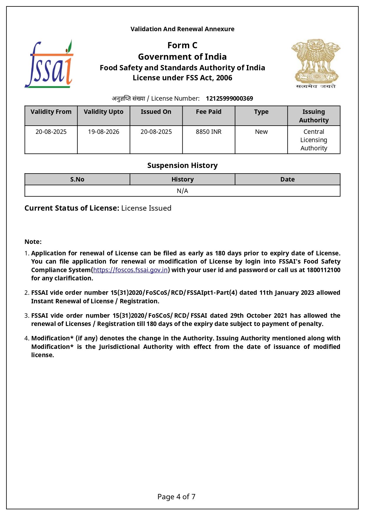 Certificate: Fssai-central-0004.jpg